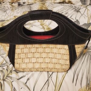 BRAHMIN handbag Terrace Straw